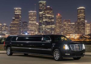 Houston Cadillac Escalade limo and black truck service for luxury travel