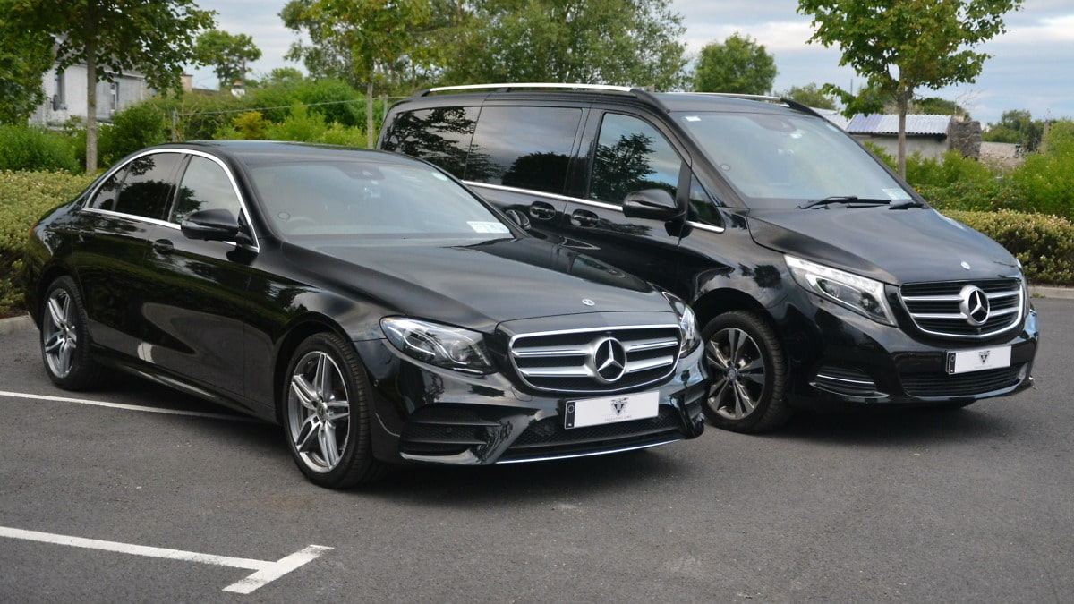 Fleet of Mercedes Chauffeur