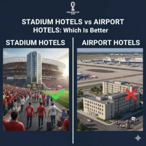 /now generate image related to this "Stadium Hotels vs Airport Hotels: Which Is Better