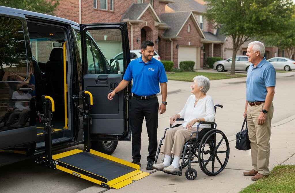 Trusted wheelchair accessible transportation service in Pearland Texas providing safe door-to-door rides