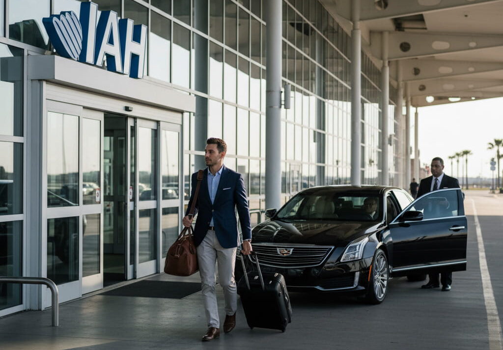 Fast exit from George Bush Intercontinental Airport Houston from gate to car