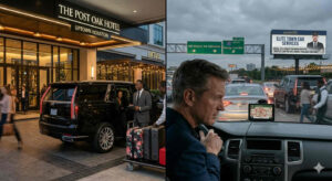 Comparison between town car service and rental car for corporate relocation in Houston